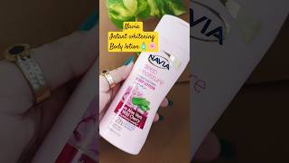 Navia Instant Whitening Body Lotion🧴🦋 moisturizer bodylotion navia whiteningbodylotion shorts [upl. by Lazar895]