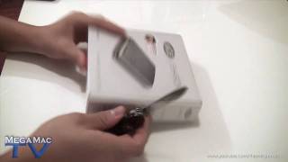 Unboxing LaCie Starck USB Mobile Hard Drive 500GB [upl. by Cirala]