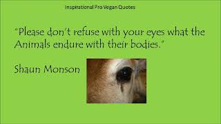 12 Inspirational Vegan Quotes [upl. by Neerihs14]