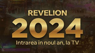 Revelion 2024 la TV  Cum sa văzut intrarea în noul an pe canalele românești [upl. by Filide]