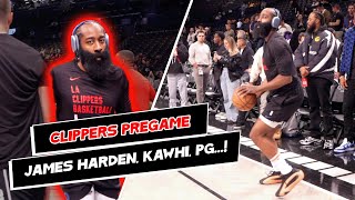 Clippers PreGame  James Harden Kawhi Leonard Paul George  More 🔥 [upl. by Enyak]