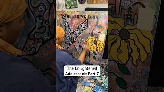 The Enlightened Adolescent Part 7 abstractart artist art painting acrylic abstractpainting [upl. by Burtis]