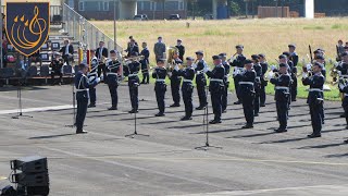 Luftwaffenmusikkorps Münster  Jagdgeschwader Richthofen Marsch  Aufstellungsappell SanRgt 4 Rheine [upl. by Laurinda]