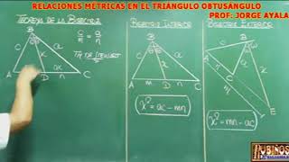 GEOMETRIA\EL TEOREMA DE LA BISECTRIZ INTERIOR DEMOSTRACION DE RELACIONES METRICAS 360p [upl. by Nallek]