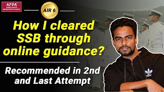 AIR 6 Indian Coast Guard  SSB Experience  SSB Interview AFPA  Cdr Natarajan  Psych test Mastery [upl. by Eveneg]