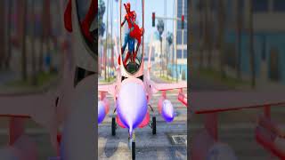 GTA 5 SPIDERMAN PLANE VS HULK PLANE gta5 [upl. by Rivkah652]