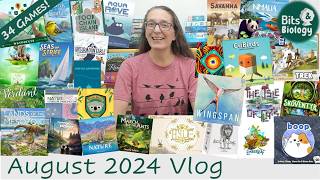 August 2024 Vlog  Top 10  NatureThemed Games  Crowdfunding  Solo Gaming  Reviewer Integrity [upl. by Aivle602]