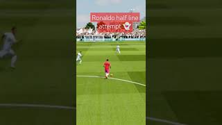 Ronaldo takes a crazy half line attempt dls23 fifa harrykane dlsfootball ronaldo [upl. by Annaujat]