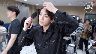 BANGTAN BOMB JKs self hair styling  BTS 방탄소년단 [upl. by Suter]