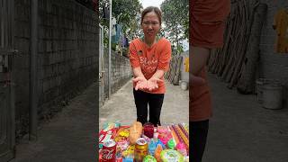 The poor woman ate bread dipped in red dragon fruit for the first time youtubeshorts funny [upl. by Hael175]