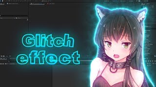 Glitch effect  after effects amv tutorial [upl. by Lynd]