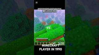 Minecraft Player In 1990 Vs Minecraft Player In 2024 shorts minecraft viral [upl. by Ateekal332]