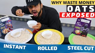 Oats Exposed  Steel Cut Oats vs Rolled Oats vs Instant Oats  Difference  PROTM  TM Fitness [upl. by Anamor]