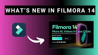 Whats New in Filmora 14 [upl. by Ahsemot868]