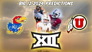 CFB BIG 12 PREDICTIONS [upl. by Ynoep]