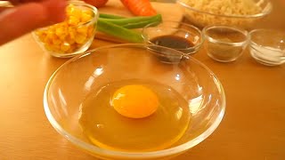 HOW TO MAKE EGG amp SHITAKE FRIED RICE  ASMR COOKING しいたけチャーハン 家庭料理 [upl. by Wiles]