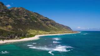 Mokuleia Beach Oahu Rising Oceans eroding beach [upl. by Aicatan]