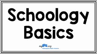 Schoology Basics [upl. by Droffats]