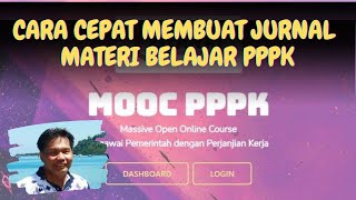 Cara Cepat Membuat Jurnal Materi Orientasi PPPK [upl. by Eichman319]