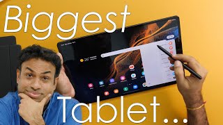 Samsung Massive Tab S8 Ultra Hands On Overview [upl. by Odranoel]