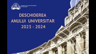 Deschiderea anului universitar 20232024 [upl. by Dich]