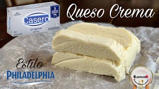 🔴QUESO Crema Tipo PHILADELPHIA Casero  pocos ingredientes y ECONOMICO [upl. by Callan]