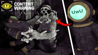 Going VIRAL with the LARGEST MONSTER in Content Warning Funny Moments [upl. by Mehetabel]