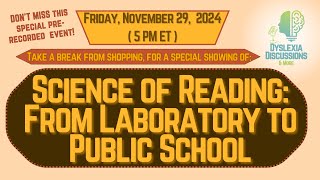 Science of Reading From Laboratory to Public School [upl. by Colville]