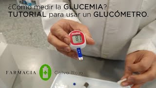 ¿Cómo medir la glucemia glucosa en sangre Tutorial para usar un glucómetro [upl. by Ailekahs13]