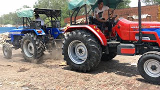 Mahindra Arjun Novo 605Di vs Sonalika 750 Di Tractor Tochan in Haryana [upl. by Isaacs]