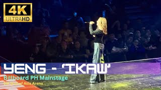 FANCAM Yeng Constantino  Ikaw Performance at Billboard PH Mainstage SM MOA Arena 101524 [upl. by Annotahs]