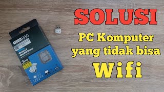 Alat untuk PC Komputer yang tidak bisa Wifi  Wifi Adapter Totolink N150USM [upl. by Lachus194]