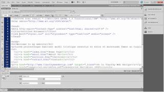 7  Introduction to Dreamweaver Tutorial CS5 [upl. by Mell]