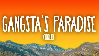 Coolio  Gangstas Paradise Lyrics ft LV [upl. by Aineles]