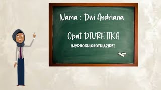 Obat diuretika  Farmakologi hydrochlorothiazide [upl. by Nav924]