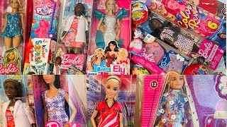 EXPENSIVE UNBOXING MANY BARBIE AND FROZEN DOLLS toys asmr unboxing [upl. by Elpmet]