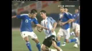 U23 Japan 0 Argentina 1 Friendly 2008 [upl. by Htrahddis]