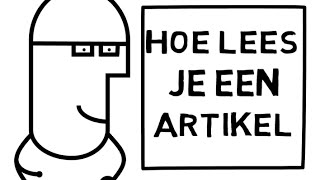 Hoe lees je een artikel  IEMO SketchyEBM [upl. by Clive]