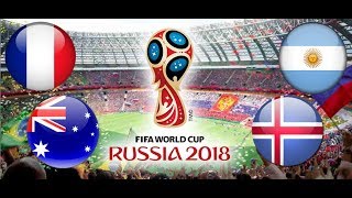 TURNIEJ PANINI FIFA WORLD CUP RUSSIA 2018 FRANCJA  AUSTRALIA  ARGENTYNA  ISLANDIA [upl. by Anana]