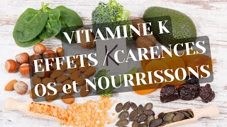 VITAMINE K Carence et toxicité effets sur les os et le nourrisson vitamine santé nutrition [upl. by Nuahsor408]