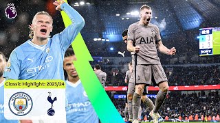 Six Goals amp Pure Drama  Man City 33 Tottenham Hotspur  Classic Premier League Highlights [upl. by Anoy901]