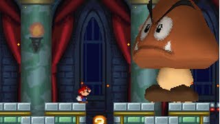 New Super Mario Bros DS 100 Walkthrough  World 4 All Star Coins amp Secret Exits [upl. by Ahouh]