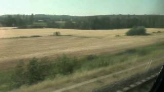 SNCF TGV Duplex 5166 Perpignan to Lille Europe view from Inside at 320KMH [upl. by Yemerej]