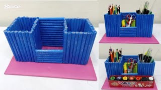 How to make pen stand from paper sheet 😲  pen organizer  Diy pen holder  pencil organizer [upl. by Ane253]