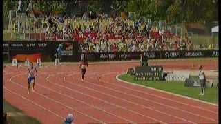 Athletics  mens 400m T12 semifinal 3  2013 IPC Athletics World Championships Lyon [upl. by Norod]