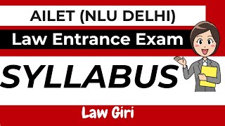 AILET Syllabus amp Books 2025AILET Exam Preparation Paper PatternHow to prepare for AILET LawGiri [upl. by Anirbas]