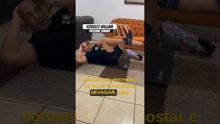 Como fazer abdominal oblíquo bicicleta  TREINO EM CASA [upl. by Oiluig417]