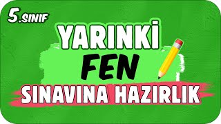 YARINKİ FEN SINAVINDA ÇIKAR 📗 5 SINIF ✍🏻 [upl. by Treiber]