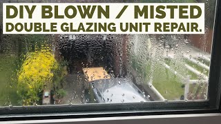 Double Glazing Unit Condensation  Blown DIY Repair [upl. by Hiroko]