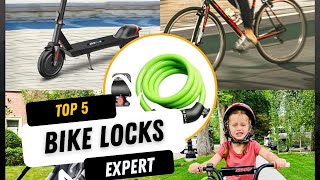 TOP 5 BEST BIKE LOCKS 2024 [upl. by Lleda]